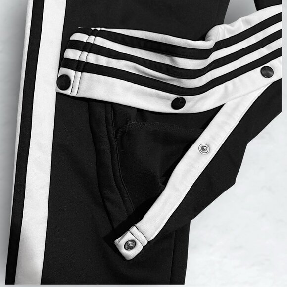 Adidas Tearaway Button Retro Logo Pants - Picture 3 of 4